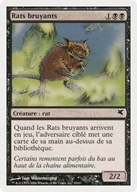 Chittering Rats (French) - "Rats bruyants" (A19), Magic Encyclopedia 2005 (Salvat/Hachette)