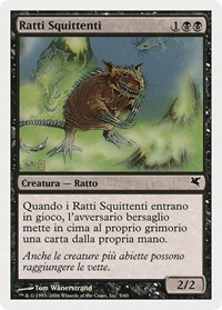 Chittering Rats (Italian) - "Ratti Squittenti" (A5), Magic Encyclopedia 2005 (Salvat/Hachette)