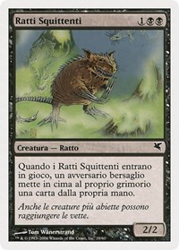 Chittering Rats (Italian) - "Ratti Squittenti" (A19), Magic Encyclopedia 2005 (Salvat/Hachette)