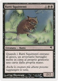 Chittering Rats (Italian) - "Ratti Squittenti" (A54), Magic Encyclopedia 2005 (Salvat/Hachette)