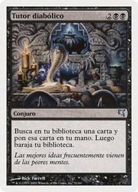 Diabolic Tutor (Spanish) - "Tutor diabolico", Magic Encyclopedia 2005 (Salvat/Hachette)