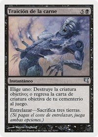 Betrayal of Flesh (Spanish) - "Traicion de la carne", Magic Encyclopedia 2005 (Salvat/Hachette)