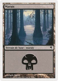 Swamp (French) - "Marais" (A45), Magic Encyclopedia 2005 (Salvat/Hachette)