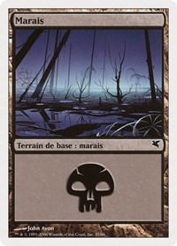 Swamp (French) - "Marais" (F35), Magic Encyclopedia 2005 (Salvat/Hachette)