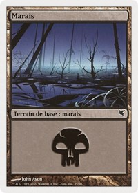 Swamp (French) - "Marais" (E35), Magic Encyclopedia 2005 (Salvat/Hachette)
