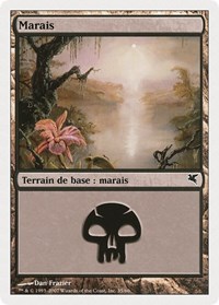 Swamp (French) - "Marais" (D35), Magic Encyclopedia 2005 (Salvat/Hachette)