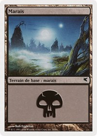 Swamp (French) - "Marais" (F34), Magic Encyclopedia 2005 (Salvat/Hachette)