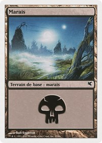 Swamp (French) - "Marais" (D33), Magic Encyclopedia 2005 (Salvat/Hachette)
