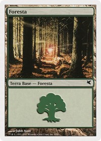 Forest (Italian) - "Foresta" (B8), Magic Encyclopedia 2005 (Salvat/Hachette)