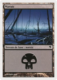 Swamp (French) - "Marais" (A32), Magic Encyclopedia 2005 (Salvat/Hachette)