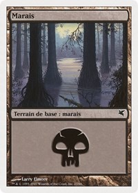 Swamp (French) - "Marais" (E23), Magic Encyclopedia 2005 (Salvat/Hachette)