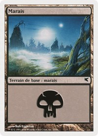 Swamp (French) - "Marais" (A23), Magic Encyclopedia 2005 (Salvat/Hachette)