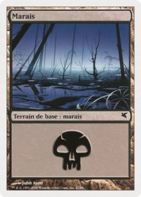 Swamp (French) - "Marais" (A21), Magic Encyclopedia 2005 (Salvat/Hachette)