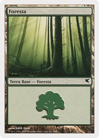 Forest (Italian) - "Foresta" (B9), Magic Encyclopedia 2005 (Salvat/Hachette)