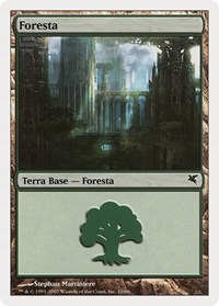 Forest (Italian) - "Foresta" (K10), Magic Encyclopedia 2005 (Salvat/Hachette)