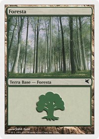 Forest (Italian) - "Foresta" (B11), Magic Encyclopedia 2005 (Salvat/Hachette)