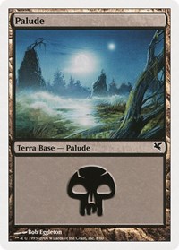Swamp (Italian) - "Palide" (A8), Magic Encyclopedia 2005 (Salvat/Hachette)