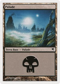Swamp (Italian) - "Palide" (A12), Magic Encyclopedia 2005 (Salvat/Hachette)