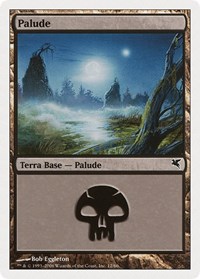 Swamp (Italian) - "Palide" (F12), Magic Encyclopedia 2005 (Salvat/Hachette)