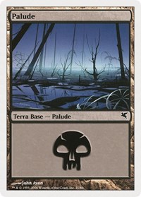 Swamp (Italian) - "Palide" (A21), Magic Encyclopedia 2005 (Salvat/Hachette)