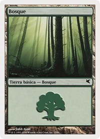 Forest (Spanish) - "Bosque" (D12), Magic Encyclopedia 2005 (Salvat/Hachette)