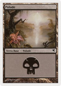 Swamp (Italian) - "Palide" (E22), Magic Encyclopedia 2005 (Salvat/Hachette)