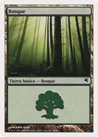 Forest (Spanish) - "Bosque" (B20), Magic Encyclopedia 2005 (Salvat/Hachette)