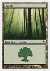 Forest (Italian) - "Foresta" (B20), Magic Encyclopedia 2005 (Salvat/Hachette)