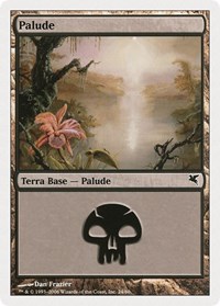 Swamp (Italian) - "Palide" (A24), Magic Encyclopedia 2005 (Salvat/Hachette)