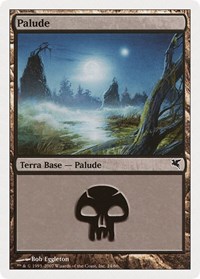 Swamp (Italian) - "Palide" (E24), Magic Encyclopedia 2005 (Salvat/Hachette)