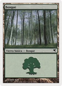 Forest (Spanish) - "Bosque" (J20), Magic Encyclopedia 2005 (Salvat/Hachette)