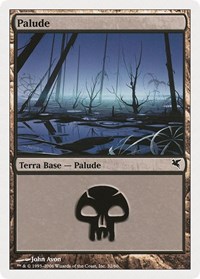 Swamp (Italian) - "Palide" (A32), Magic Encyclopedia 2005 (Salvat/Hachette)