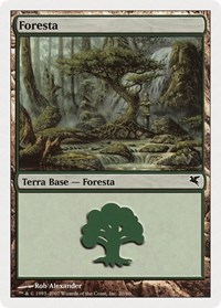 Forest (Italian) - "Foresta" (K20), Magic Encyclopedia 2005 (Salvat/Hachette)