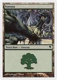 Forest (Italian) - "Foresta" (K22), Magic Encyclopedia 2005 (Salvat/Hachette)