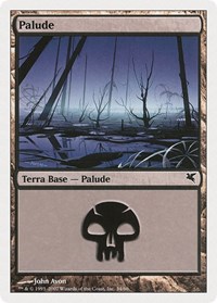 Swamp (Italian) - "Palide" (D34), Magic Encyclopedia 2005 (Salvat/Hachette)