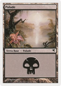 Swamp (Italian) - "Palide" (D35), Magic Encyclopedia 2005 (Salvat/Hachette)