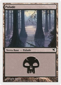 Swamp (Italian) - "Palide" (D36), Magic Encyclopedia 2005 (Salvat/Hachette)