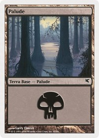 Swamp (Italian) - "Palide" (A45), Magic Encyclopedia 2005 (Salvat/Hachette)