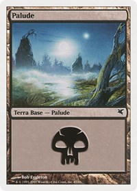 Swamp (Italian) - "Palide" (D45), Magic Encyclopedia 2005 (Salvat/Hachette)