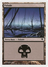 Swamp (Italian) - "Palide" (D46), Magic Encyclopedia 2005 (Salvat/Hachette)