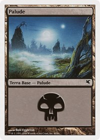 Swamp (Italian) - "Palide" (F46), Magic Encyclopedia 2005 (Salvat/Hachette)
