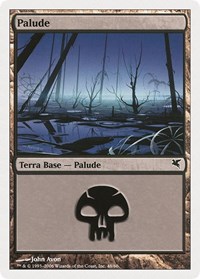 Swamp (Italian) - "Palide" (A48), Magic Encyclopedia 2005 (Salvat/Hachette)