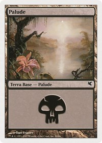 Swamp (Italian) - "Palide" (D56), Magic Encyclopedia 2005 (Salvat/Hachette)