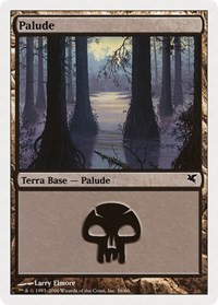 Swamp (Italian) - "Palide" (F56), Magic Encyclopedia 2005 (Salvat/Hachette)