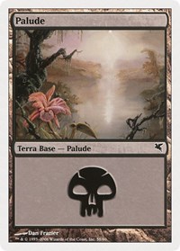 Swamp (Italian) - "Palide" (A58), Magic Encyclopedia 2005 (Salvat/Hachette)