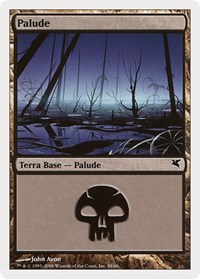 Swamp (Italian) - "Palide" (F58), Magic Encyclopedia 2005 (Salvat/Hachette)