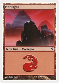 Mountain (Italian) - "Montagna" (K11), Magic Encyclopedia 2005 (Salvat/Hachette)