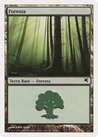 Forest (Italian) - "Foresta" (J22), Magic Encyclopedia 2005 (Salvat/Hachette)