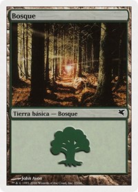 Forest (Spanish) - "Bosque" (B23), Magic Encyclopedia 2005 (Salvat/Hachette)