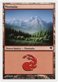 Mountain (Spanish) - "Montana" (I57), Magic Encyclopedia 2005 (Salvat/Hachette)